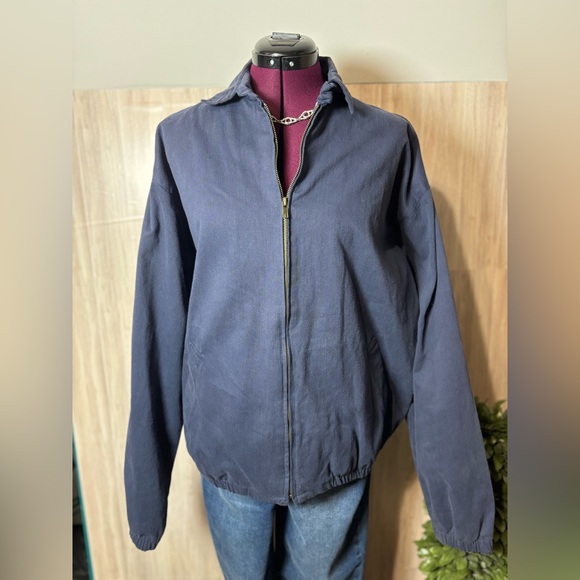 Disney Epcot Vintage Mickey Mouse Embroidered Classic Navy Jacket Unisex - Picture 2 of 12